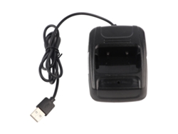 Base De Carga Usb Para Radios Walkie-talkie Baofeng Bf888s, Bf777s Y Bf666s Con Indicador Led.