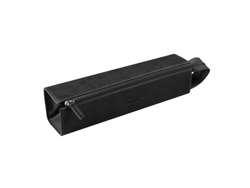 RHODIA 319012C Caja de Lápices Bandeja para Material de Oficina Polipiel Textil Negro