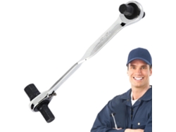 Llave Combinada Reversible De Doble Cara, Llave De Trinquete 4 En 1 Con Cabezal Flexible, Herramient