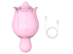 Vibrador De Masaje Para Lamer La Lengua Rosa Mini Para Mujer (rosa) Bestvite
