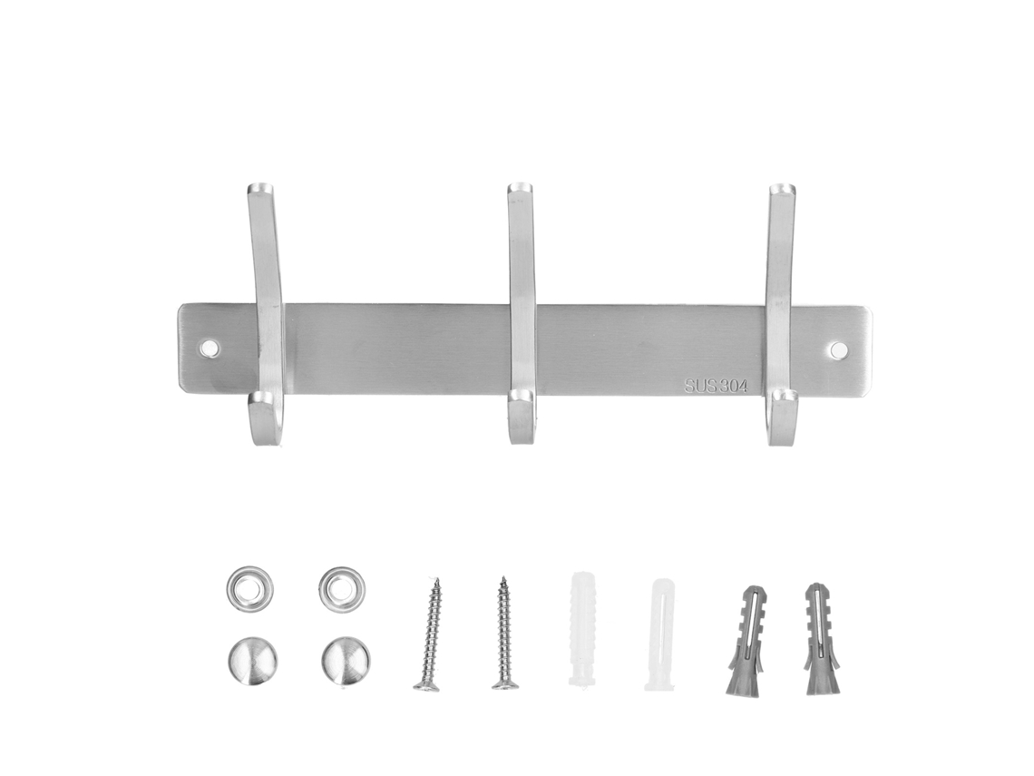 Ganchos Para Pared De Acero Inoxidable Cepillado Para Ropa, Cocina Y Baño