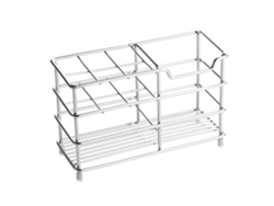 Soporte Para Cepillos De Dientes De Acero Inoxidable Con Organizador Multifuncional Para El Baño.