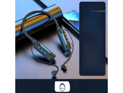 Auriculares Inalámbricos Bluetooth (semi-in-ear Azules), 10.000 Horas De Duración De Batería, Cancelación De Ruido.