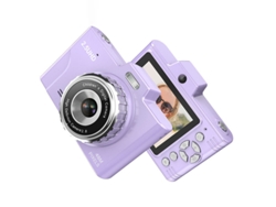 Cámara compacta Regalo Camara Estudiante Pantalla 2.8'' Ips 32 Gb Morado