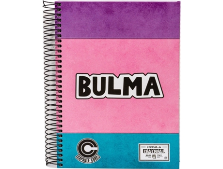 Cuaderno DRAGON BALL Bulma (A5 - Cuadriculado)