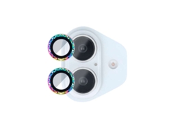 Cubre Objetivo Trenzado Iridiscente Para Iphone 16