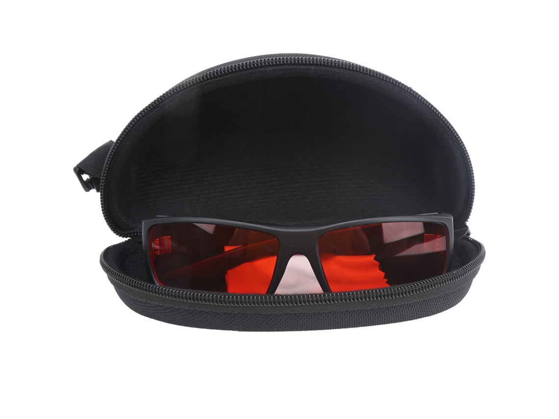 Lentes para daltonismo rojo-verde, montura unisex, con estuche
