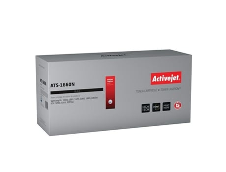 Tóner ACTIVEJET ATS-1660N (Negro - Samsung - 1860 - 1665 - 1865W. SAMSUNG SCX: 3200 - 3205W - 1865 - 3205 - SAMSUNG ML: 1660)