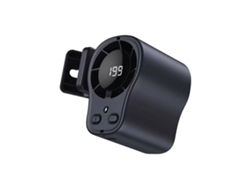 Aire acondicionado portátil para coche, placa de refrigeración de 16 °C, 199 velocidades y clip (negro)