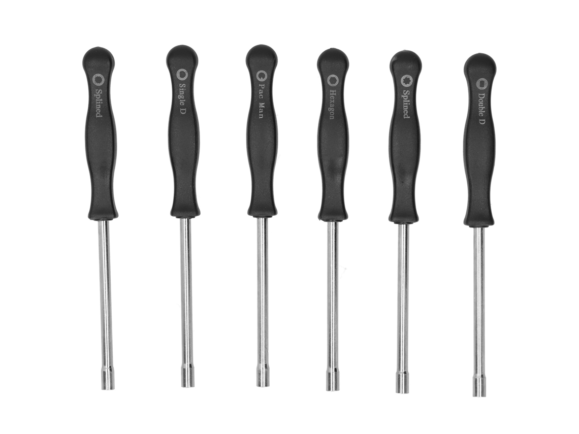 Juego De 6 Piezas De Destornilladores Para Ajuste De Carburador, Herramientas De Jardinería, Acero Y Plástico.