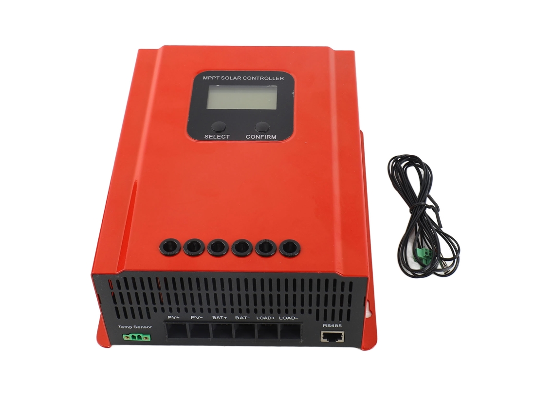 Controlador solar MPPT de 60 A, comunicación RS485, 12 V, 24 V, 36 V y 48 V, con identificación automática.