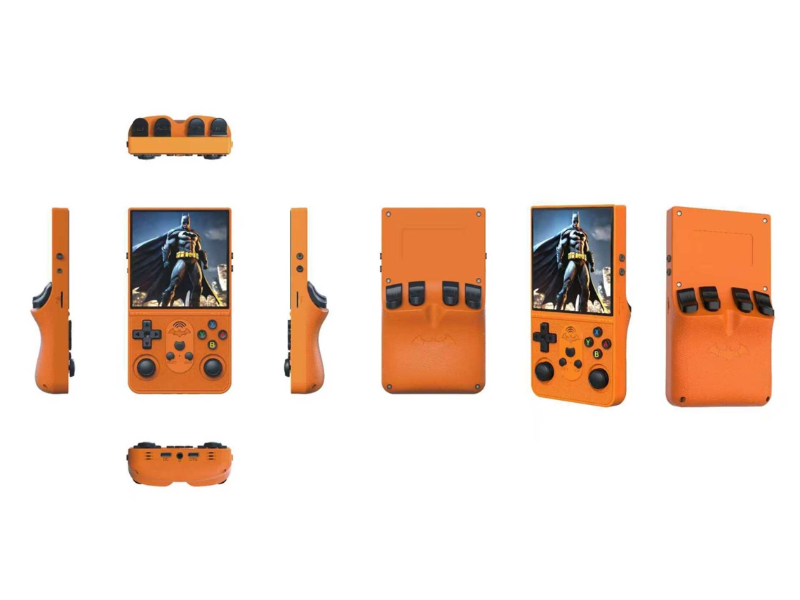 Consola de juegos portátil S600 con pantalla IPS de 4,0 pulgadas y pantalla táctil estilo arcade.