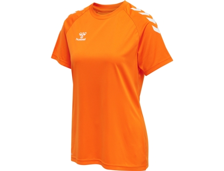 Camiseta de Mujer para Fitness HUMMEL Core Poly Naranja (L)
