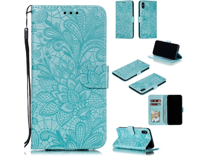Funda iPhone X, XS WISETONY Befospey-448 Verde