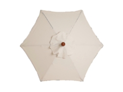 Tapa De Repuesto Para Parasol 8 Varillas Impermeable Anti-uv Tela Sustentable Para Jardín Exterior 3m