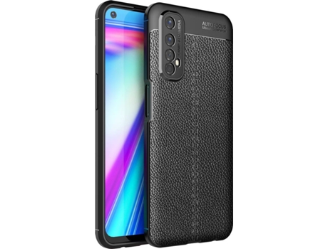 Funda Realme 7 PHONESHIELD Rugged Leather Negro