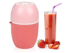 Exprimidor Manual De Cítricos, Exprimidor Doble Para Limones, Naranjas Y Pomelos - Rosa
