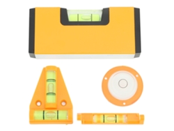 Kit de nivel de burbuja magnético con escuadra en T para caravanas y camping.