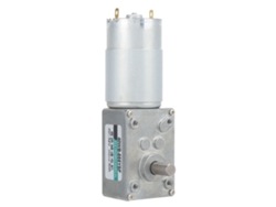 Motorreductor de tornillo de CC, turbina, alto par, baja velocidad, control bidireccional, CC 24 V, 500 rpm