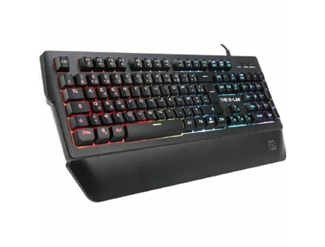 Teclado Gaming THE G-LAB 64339 (Membrana - Francés - Negro)