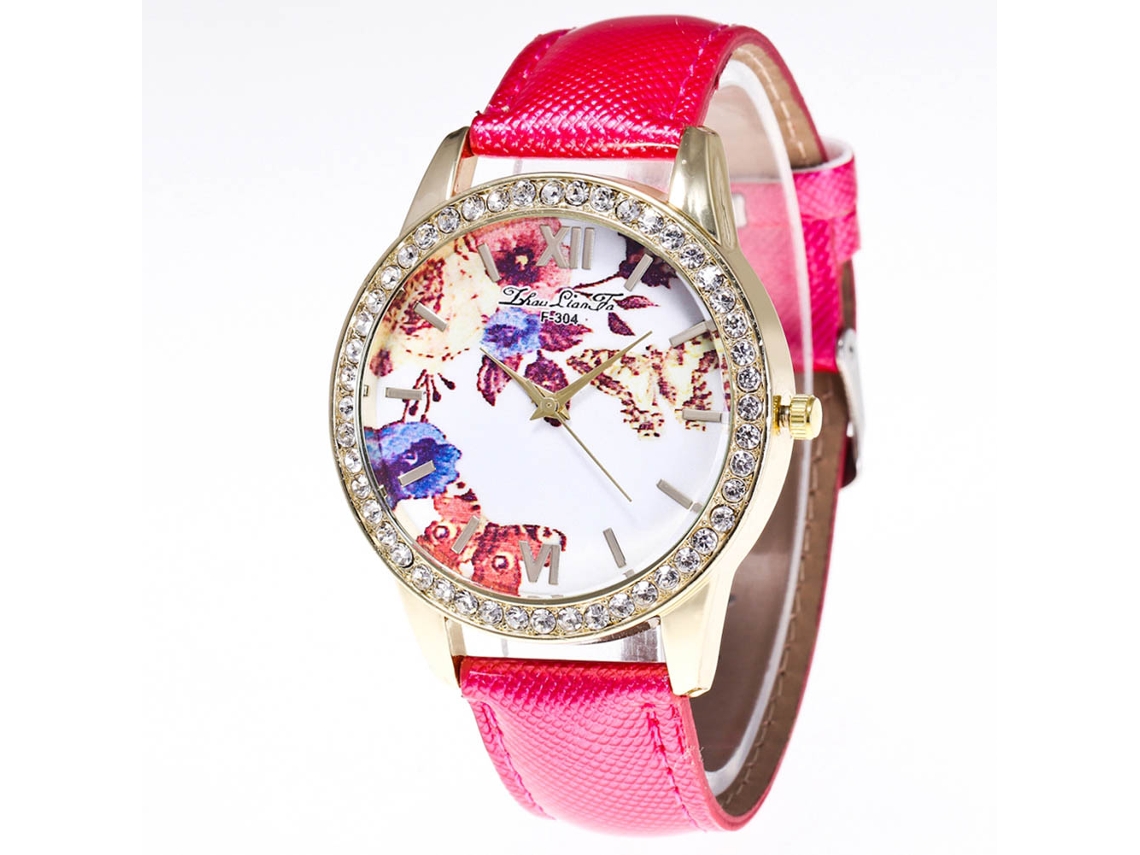 Reloj De Pulsera Zhoulianfa F-442 De Cuarzo, Estilo Casual Y Elegante, Con Diamantes De Imitación Negros.