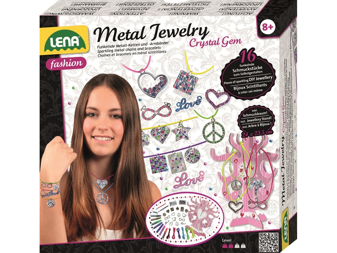 Set de fabricación de bisutería para niños LENA Gem (8 anos)