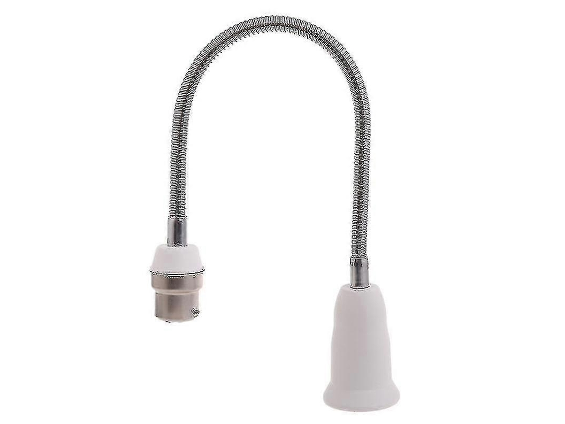 Adaptador de bombilla B22 a E27 para lámparas LED con portalámparas extensible