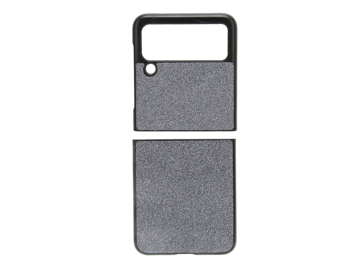 Capa Bling Brilhante Para Galaxy Z Flip 3 Capa Protectora De Telefone Dobrável Preta Com Prevenção De Impactos