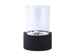 Chimenea De Bioetanol Redonda D 18,8 X A 27 Cm Negro Esschert Design