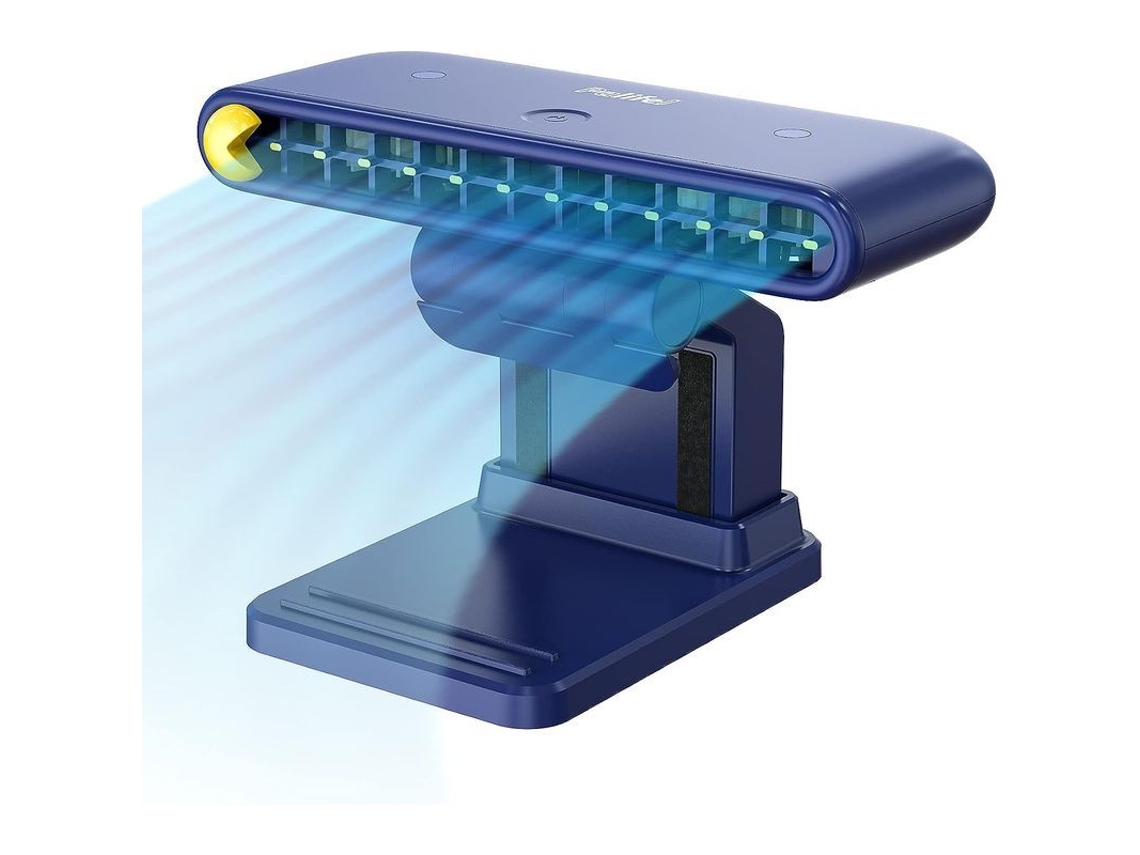 Ventilador De Escritorio Portátil Mini Linjou, Control Táctil, Silencioso, Batería Recargable De 2400 Mah, Clip De 30 Mm, Ángulo Ajustable De 120°.