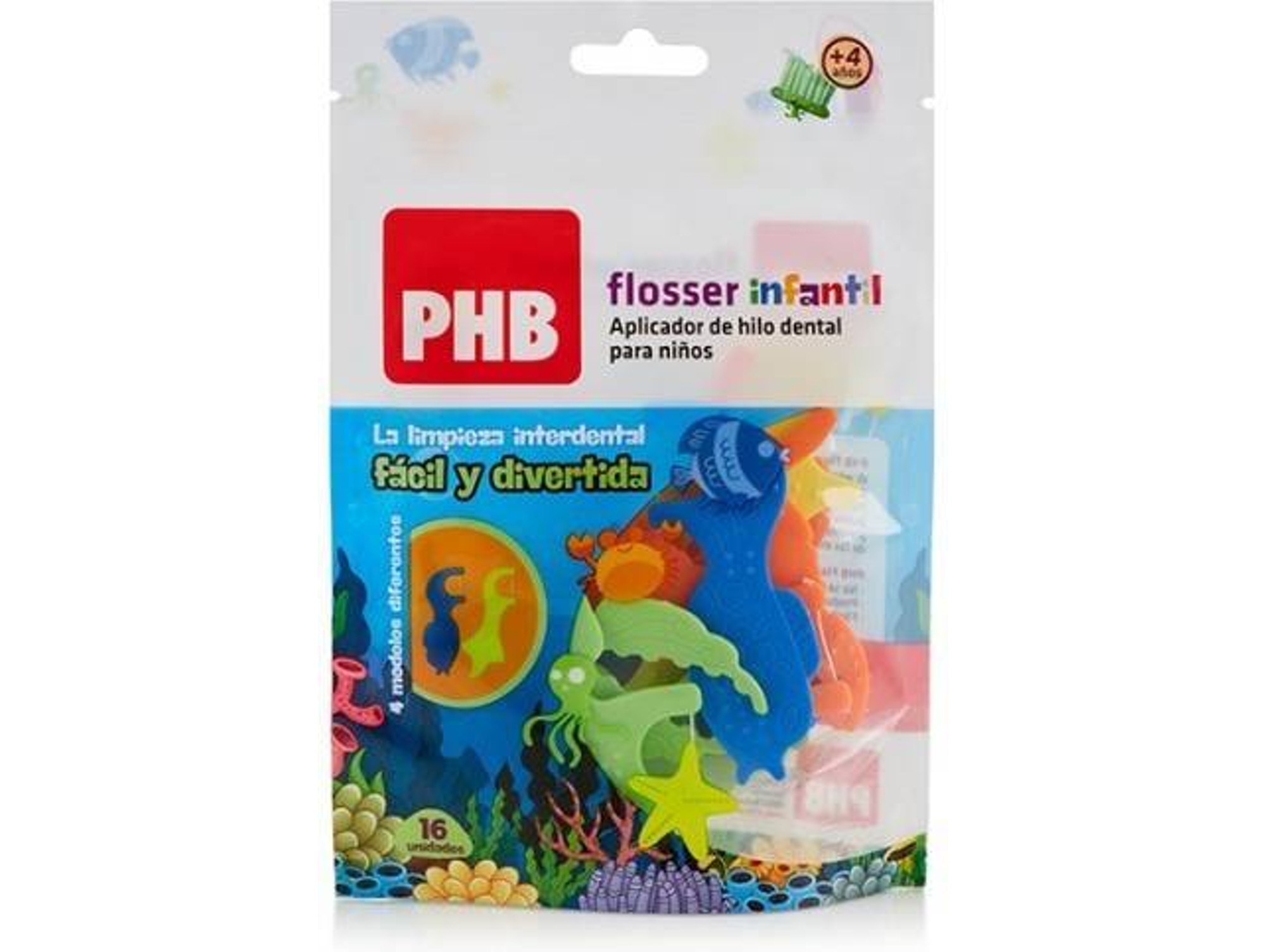 Aplicador de Hilo Dental PHB Junior (16 unidades)