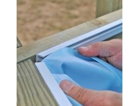 Cubierta de Piscina con Sistema de Suspensión GRE Vanille (412 x 119 cm)