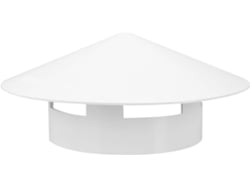 Tapa De Chimenea De Plástico Blanco, Tapa Impermeable Tipo Hongo Para La Lluvia