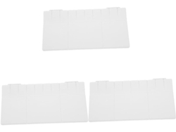 Paleta de plástico para mezclar pigmentos con 3 piezas para pintar, caja vacía para artistas y estudiantes. SFUSHOS