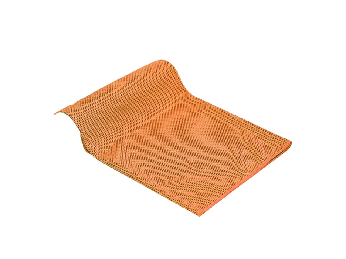 Toalha De Resfriamento Ligeira Suave Respirável Para Yoga Esportes Corrida Academia Fitness Laranja 30x80cm