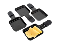 2026da-plato Mini De Hierro Fundido Antiadherente Con Mango Aislado Para Barbacoa, 18x8cm, 4 Piezas