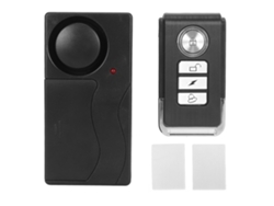 Alarme De Vibração Sem Fio 108db Alto Com Controle Remoto 4 Modos Para Bicicleta Moto Carro Porta Janela