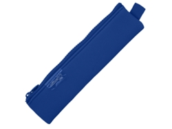 Estuche multifuncional de neopreno Colorline Mini. Caja de oficina azul oscuro