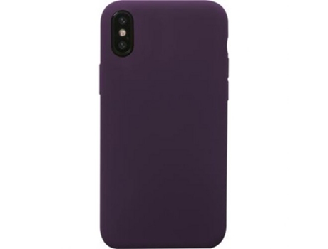 Funda para iPhone XS BIGBEN CONNECTED Silicona Morado