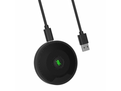 Microfone De Conferência Usb Um10 Omnidirecional 360° Condensador Para Pc Reuniões Vídeo Jogos Chat