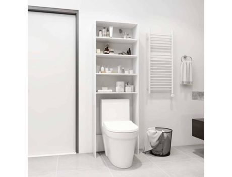 vidaXL Armario de lavadora blanco 64x24x190 cm