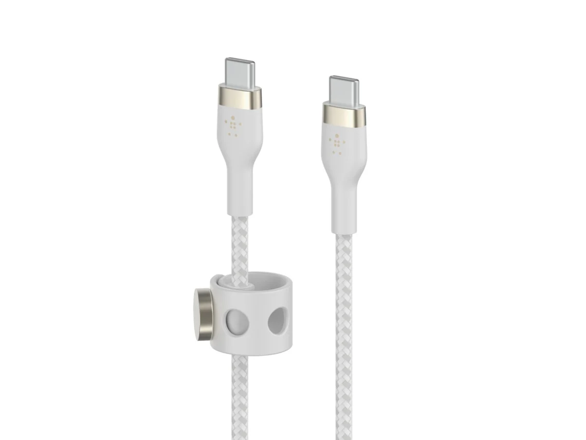 Cable BELKIN Charge Pro Flex USB 3m USB 2.0 USB C Blanco