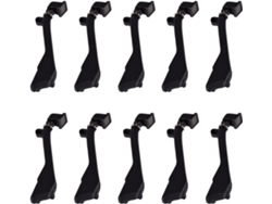 10 Tubos De Snorkel De Goma Negra Para Coche Rc 1/10 -4-4 T4 Accesorios