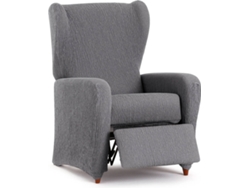 Funda de Sillón Relax EYSA Premium Troya Tejido Elástico (75 x 90 x 100 cm - Poliéster y Algodón - Gris)