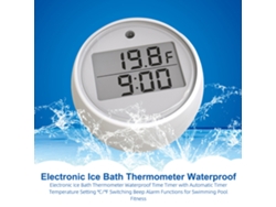 Termómetro Electrónico Para Baños De Hielo Con Temporizador Automático, Resistente Al Agua Para Piscinas.