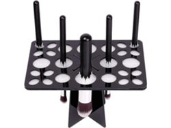 Organizador plegable para brochas de maquillaje Rosewell, soporte para brochas, escurridor portátil, brochas de maquillaje