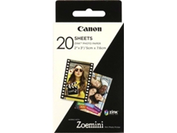 Papel fotográfico CANON Zoemini 20 hojas