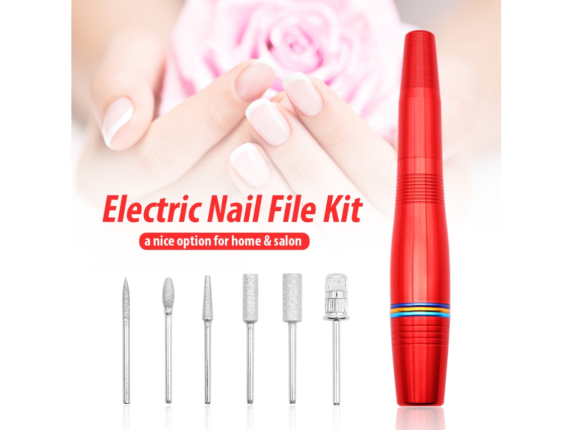 Kit De Taladro Eléctrico Para Uñas Con Brocas Y Accesorios Usb Para Manicura, Pulido Y Eliminación De Uñas De Gel Y Acrílicas.