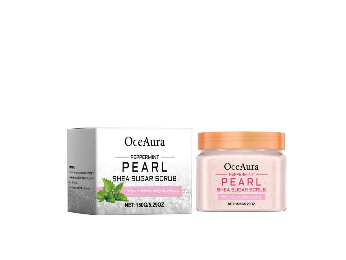 Exfoliante de menta y perlas