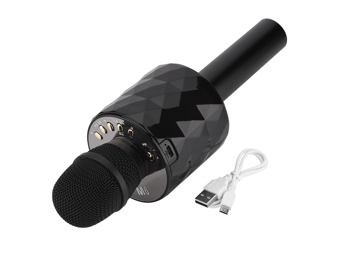 Micrófono De Karaoke Bluetooth Con Altavoz Y Cancelación De Ruido De Eco Y Reverberación